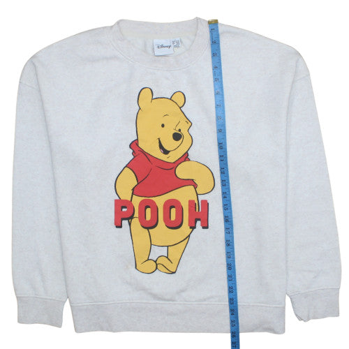 Disney Women’s Grey Winnie the Pooh Pullover Sweatshirt Size L 14/16