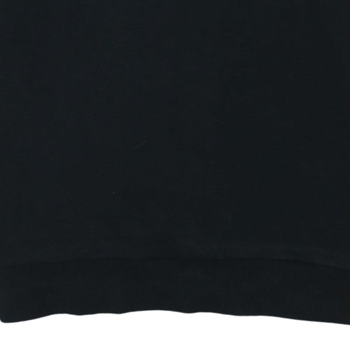 Puma Boys Black Pullover Hoodie 11-12 Years Long Sleeve Logo Sweatshirt