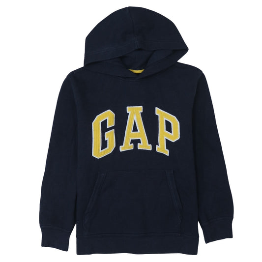 GAP Kids Boys Navy Blue Pullover Hoodie XL 12-13 Years Cotton Blend