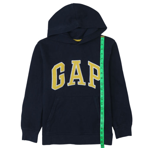 GAP Kids Boys Navy Blue Pullover Hoodie XL 12-13 Years Cotton Blend