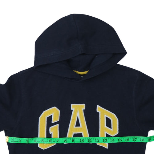 GAP Kids Boys Navy Blue Pullover Hoodie XL 12-13 Years Cotton Blend