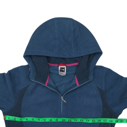 The North Face Women's Blue Fleece Pullover Hoodie Size M