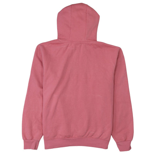 Ellesse Womens Pink Pullover Hoodie Medium Cotton Blend Logo