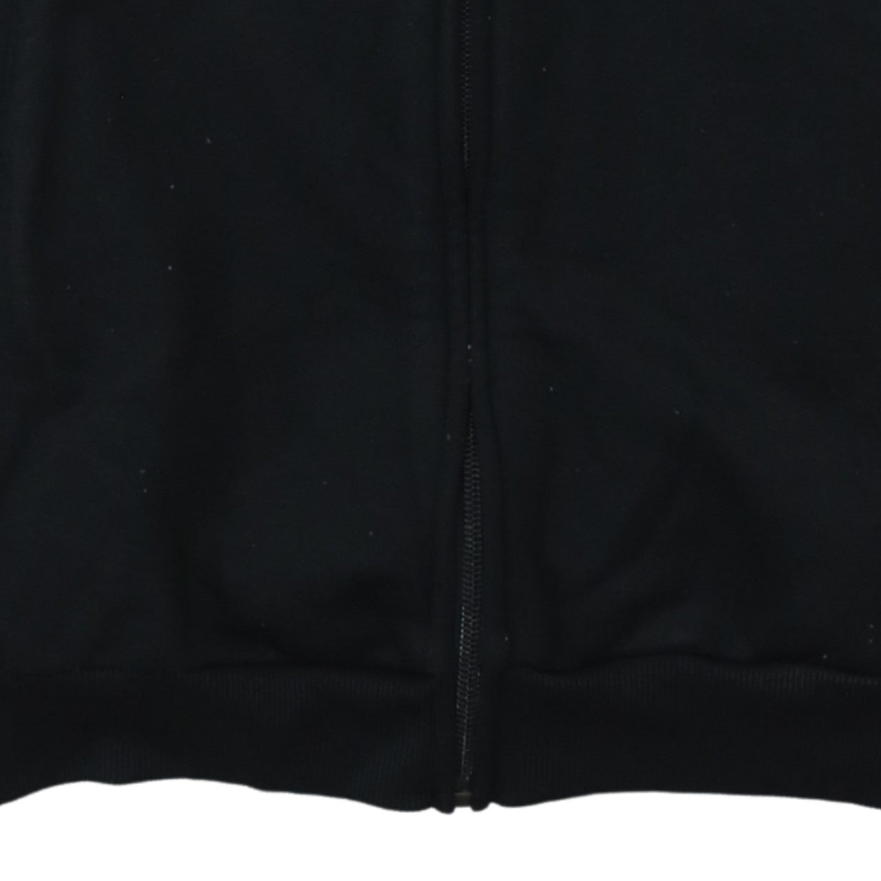 Adidas Women Black Full Zip Hoodie S 8-10 Logo Sportswear