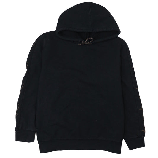 Disney at George Black Hoodie Women M Pullover Cotton Blend