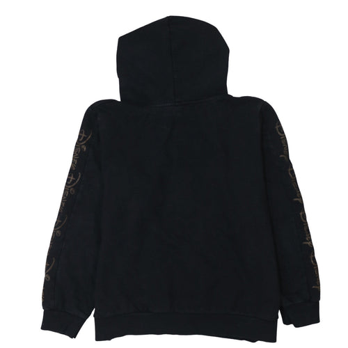 Disney at George Black Hoodie Women M Pullover Cotton Blend