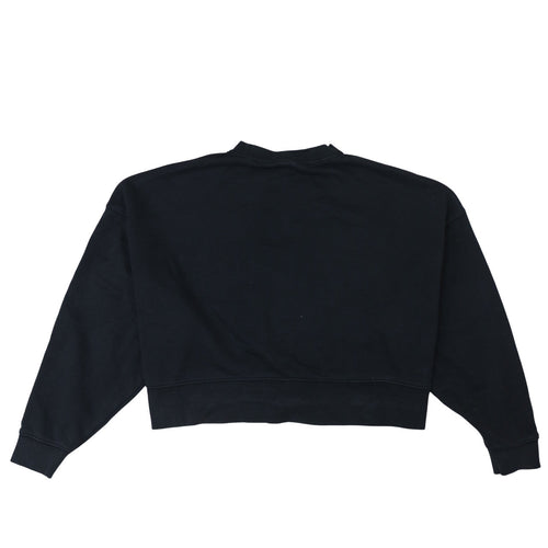 Nike Men's Black Crew Neck Pullover Sweatshirt M Logo Sportswear