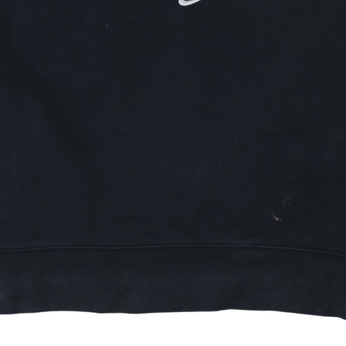 Nike Men's Black Crew Neck Pullover Sweatshirt M Logo Sportswear