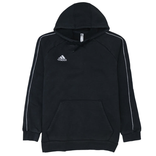 Adidas Men's Black Pullover Hoodie L Fleece Sportswear