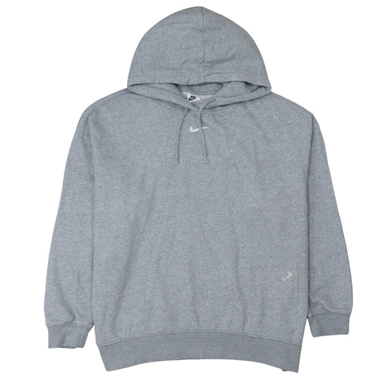 Nike Men's Grey XL Pullover Hoodie Fleece Regular Fit Sportswear