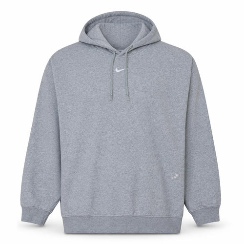 Nike Men's Grey XL Pullover Hoodie Fleece Regular Fit Sportswear