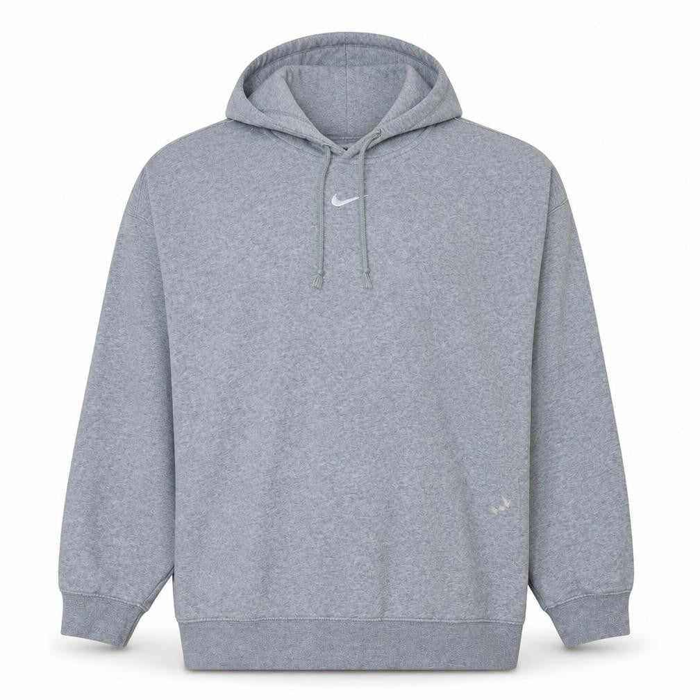 Nike Men's Grey XL Pullover Hoodie Fleece Regular Fit Sportswear
