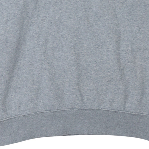 Nike Men's Grey XL Pullover Hoodie Fleece Regular Fit Sportswear