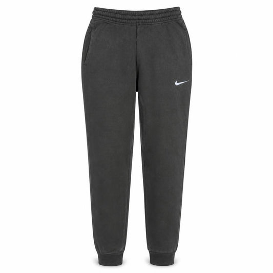 Front view of Nike Men's Black Fleece Jogger Trousers, size S, Regular Fit