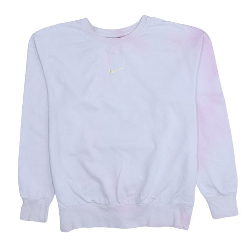 Nike Women’s Lilac Sweatshirt Small Cotton Blend Crew Neck Pullover