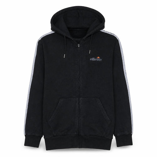 Ellesse Mens Black Full Zip Hoodie Size M Hooded Sportswear