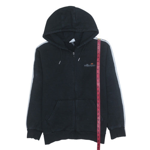 Ellesse Mens Black Full Zip Hoodie Size M Hooded Sportswear