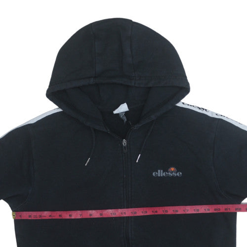 Ellesse Mens Black Full Zip Hoodie Size M Hooded Sportswear