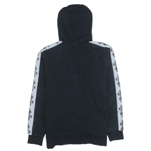 Ellesse Mens Black Full Zip Hoodie Size M Hooded Sportswear