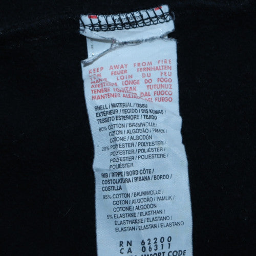 Puma Teens Black 164 Pullover Hoodie Graphic Sports Cotton Blend