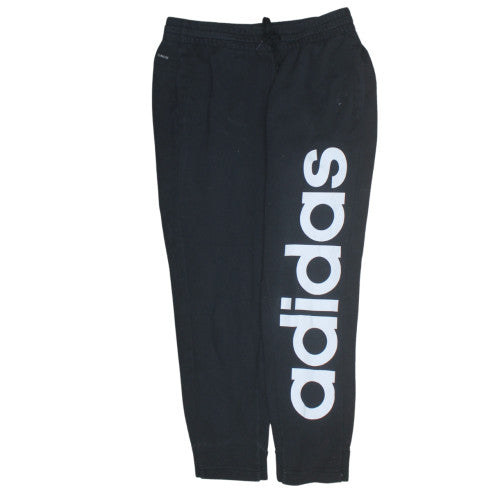 Adidas Womens Black Jogger Sweatpants Size M Elastic Waist