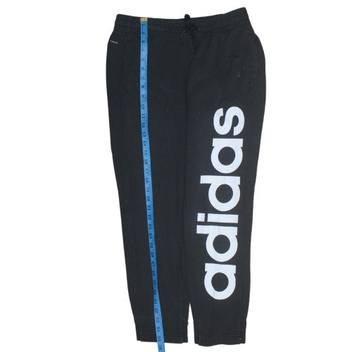 Adidas Womens Black Jogger Sweatpants Size M Elastic Waist