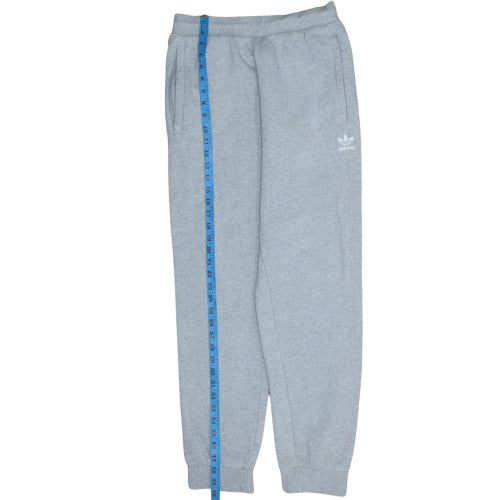 adidas Men Grey Jogger Sweatpants Size S Regular Fit Fleece
