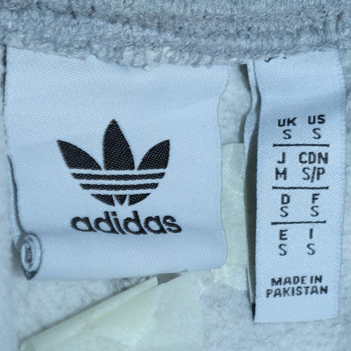 adidas Men Grey Jogger Sweatpants Size S Regular Fit Fleece