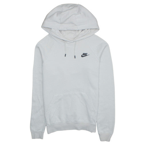 Nike Mens White Pullover Hoodie Small Regular Fit Sports Style