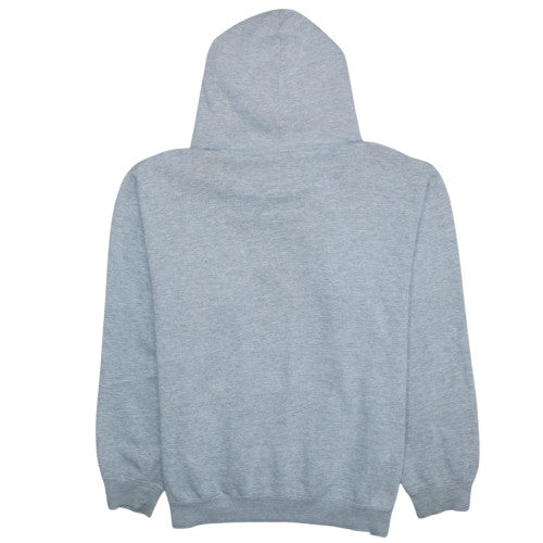 Cotton Ridge Mens Grey L Pullover Hoodie University Logo