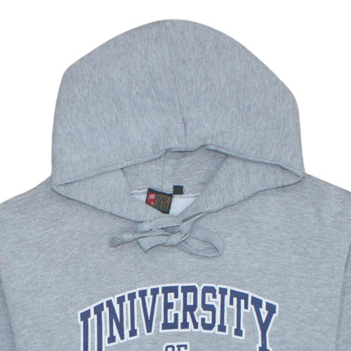 Cotton Ridge Mens Grey L Pullover Hoodie University Logo