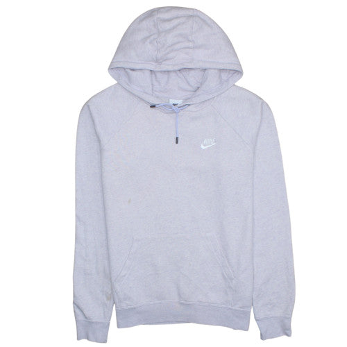 Nike Men Grey Pullover Hoodie M Regular Fit Fleece Sportswear