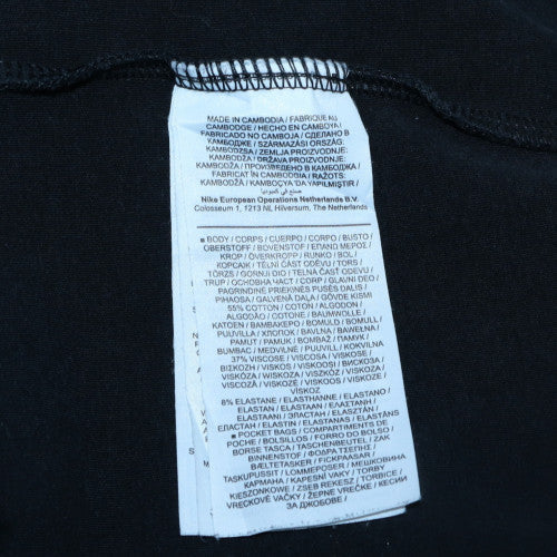 Nike Men's Black 2XL Pullover Hoodie with Logo Print