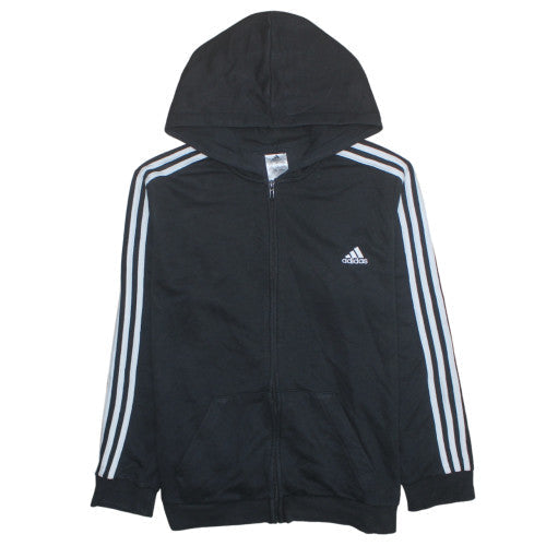 Adidas Men's Black 2XL Full Zip Hoodie Sportswear