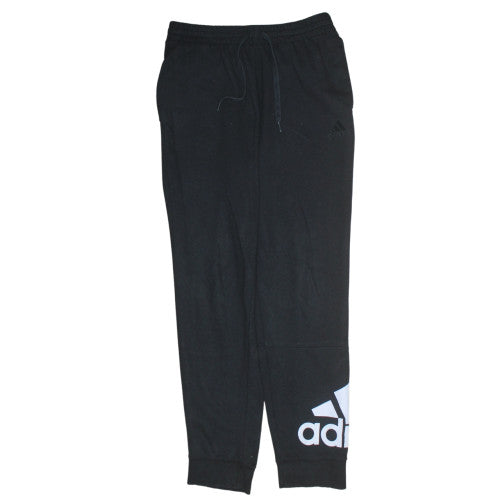 Adidas Mens Black Jogger Trousers 2XS Regular Fit Sportswear