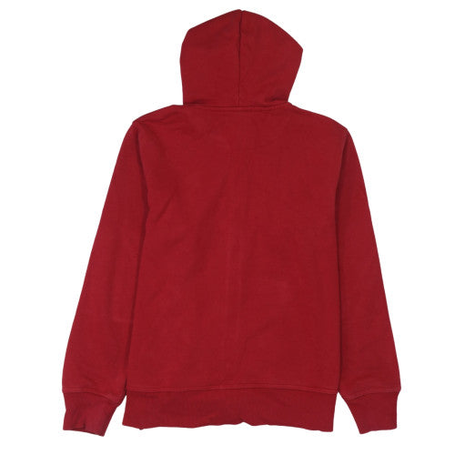Nike Men's Red Full Zip Hoodie Size L Sports Fleece Sweatshirt