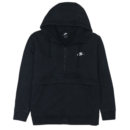 Nike Men's Black XL 1/2 Zip Hoodie Sweatshirt