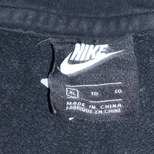 Nike Men's Black XL 1/2 Zip Hoodie Sweatshirt