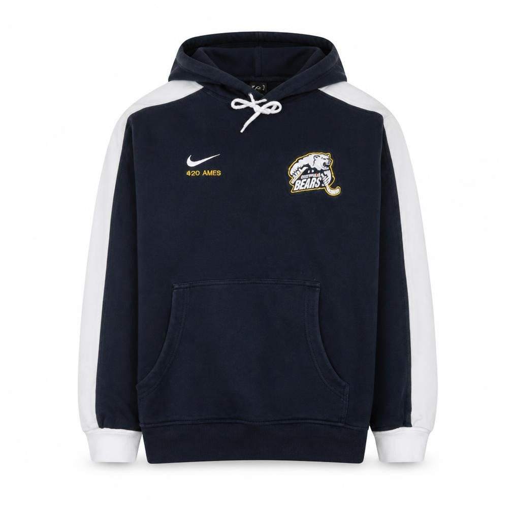 Nike Men’s Blue Sheffield Bears Pullover Hoodie L Embroidered Sports