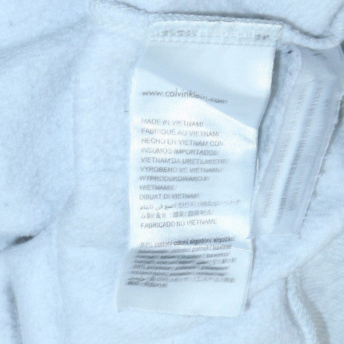 Calvin Klein Jeans Women's Grey Crew Neck Logo Sweatshirt Size M