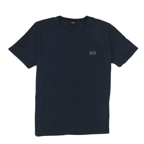 Hugo Boss Men's Black Cotton Crew Neck Short Sleeve T-Shirt Size M
