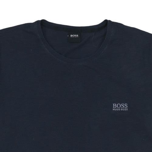 Hugo Boss Men's Black Cotton Crew Neck Short Sleeve T-Shirt Size M
