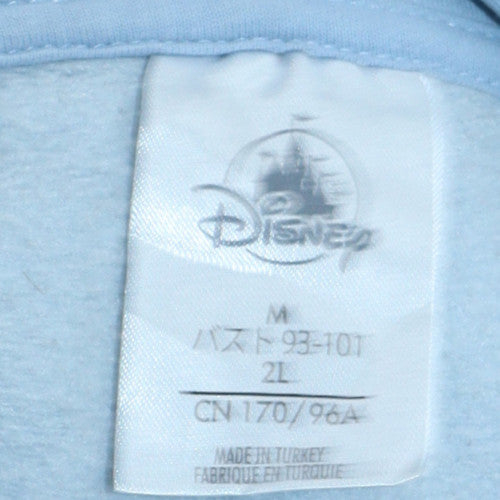 Disney Women Blue Stitch Hawaii Pullover Hoodie Size M