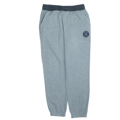 Converse Mens Grey Jogger Sweatpants M Comfort Fleece Trousers