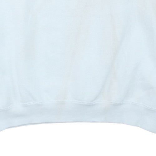 Hard Rock Cafe San Francisco Men's White Large Crew Neck Sweatshirt