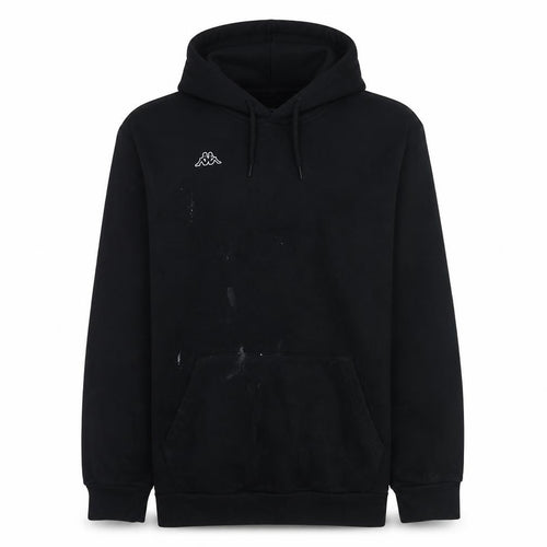 Kappa Mens Black XL Pullover Hoodie Fleece Sportswear