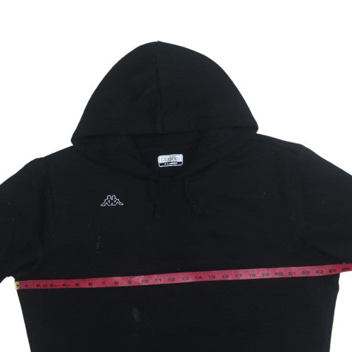 Kappa Mens Black XL Pullover Hoodie Fleece Sportswear