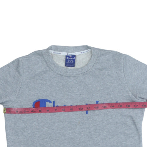 Champion Women Grey Small Long Sleeve T-Shirt Dress