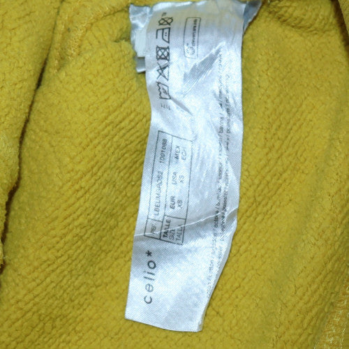 Umbro Men's Yellow Pullover Hoodie XS Sports Style