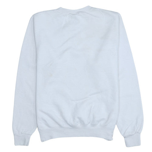 Champion Men's White Santa Cruz Logo Pullover Sweatshirt Size S